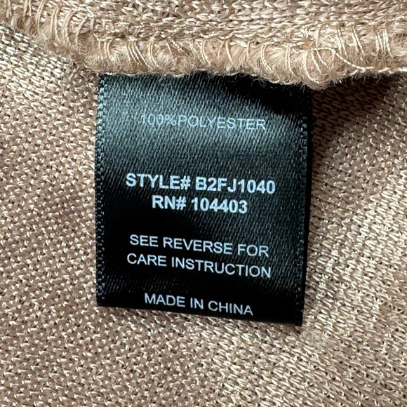 Blu Pepper Color Block Button Front Teddy Sherpa Jacket Size Small - Picture 8 of 8